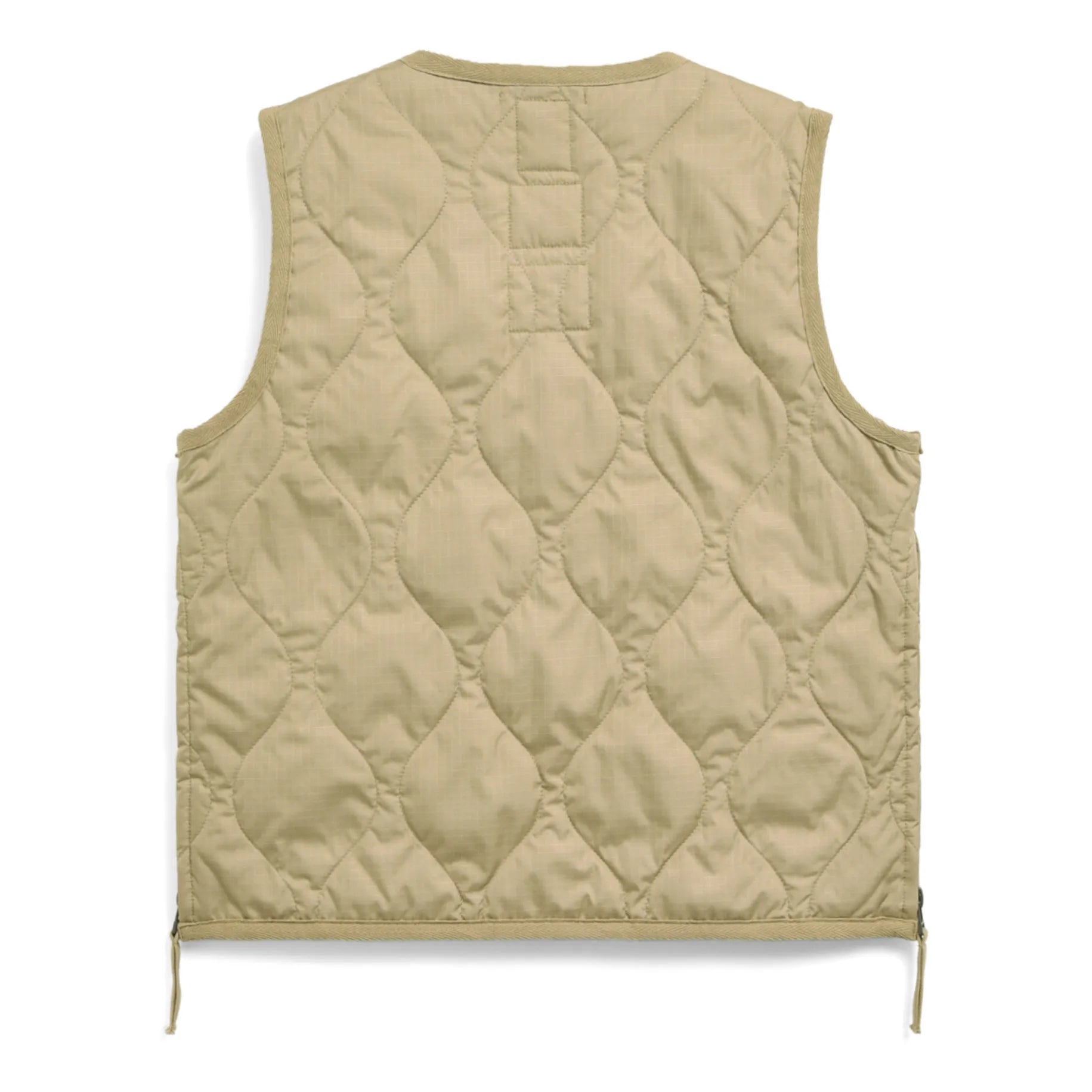 Taion - Chaleco Acolchado Militar Sin Mangas Con Cremallera | Beige