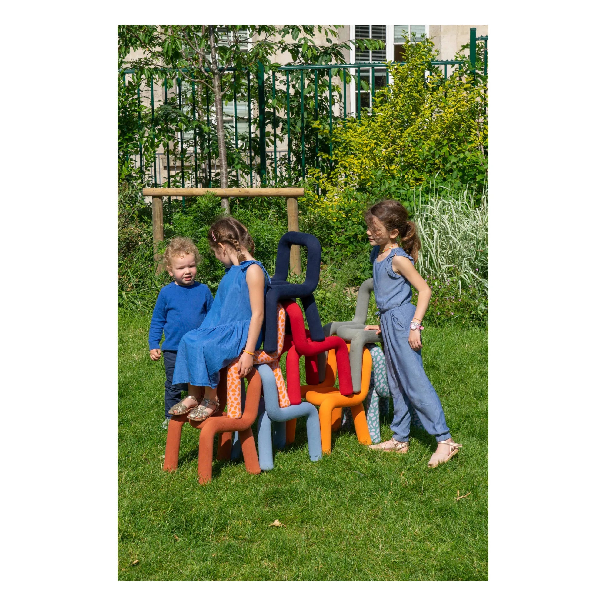 Moustache - Silla Mini Bold | Azul Claro