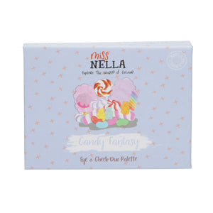 Miss Nella - Paleta de 4 sombras de ojos y mejillas Candy