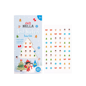 Miss Nella - Pegatinas de uñas con temática invernal
