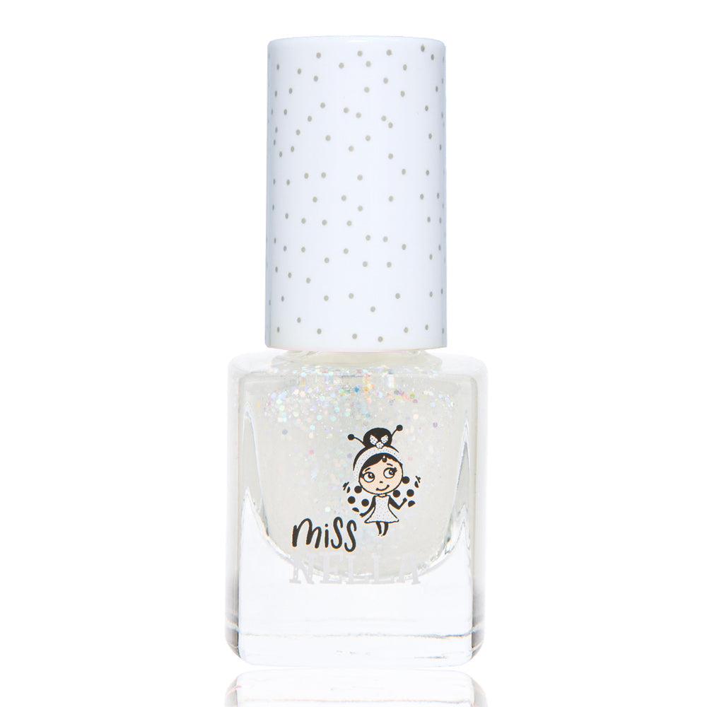 Miss Nella - Nubes de confeti: Esmalte de uñas pelable con purpurina
