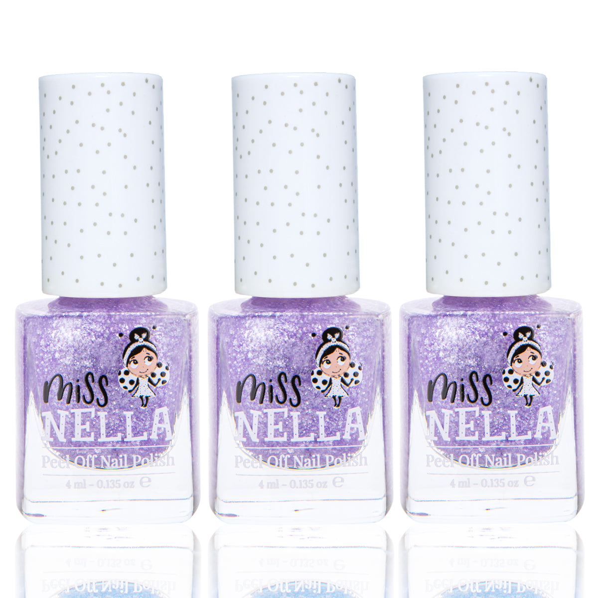 Miss Nella - Esmalte de uñas pelable Lila Brillante
