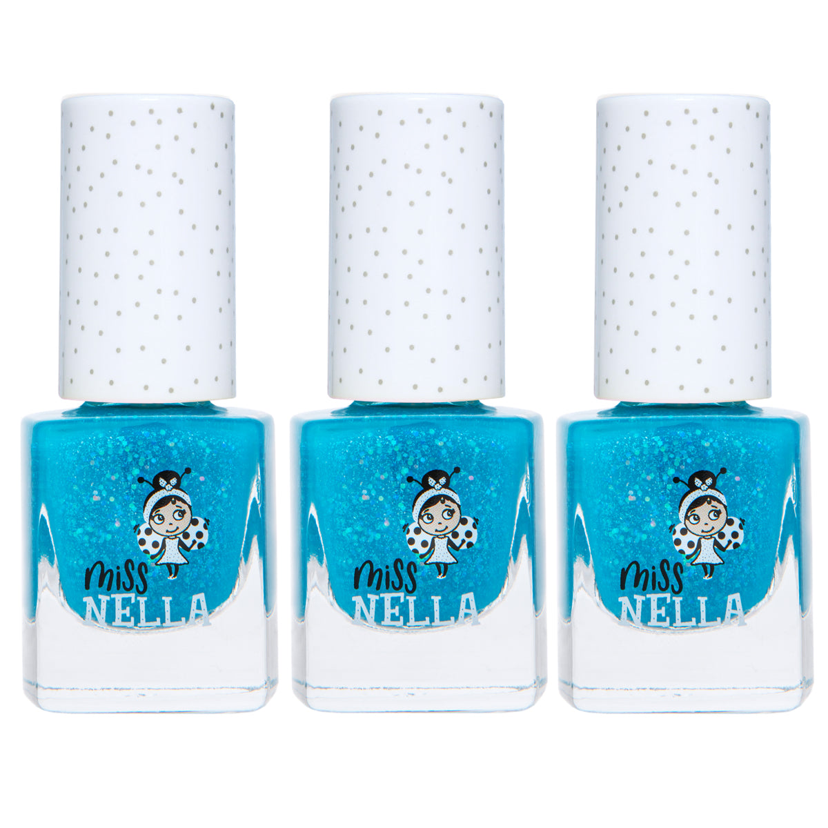 Miss Nella - Esmalte de uñas azul brillante peel-off