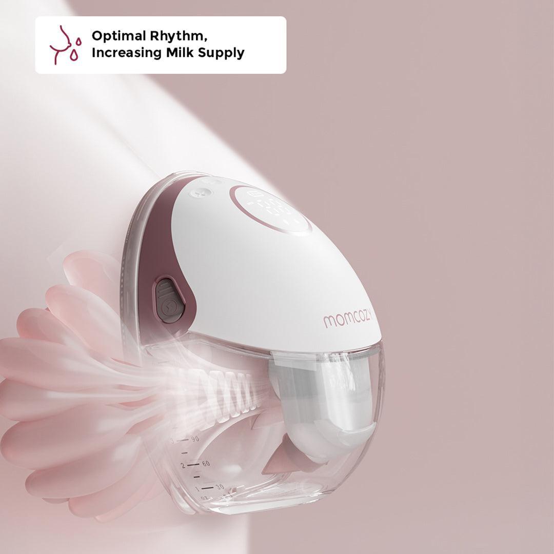 Momcozy M6 Double Breast Pump - White-Breast Pumps-White- | Natural Baby Shower