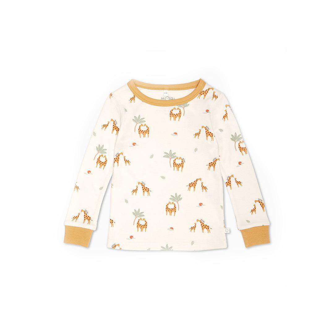 MORI Print Pyjamas - Giraffe-Pyjamas-Giraffe-6-9m | Natural Baby Shower