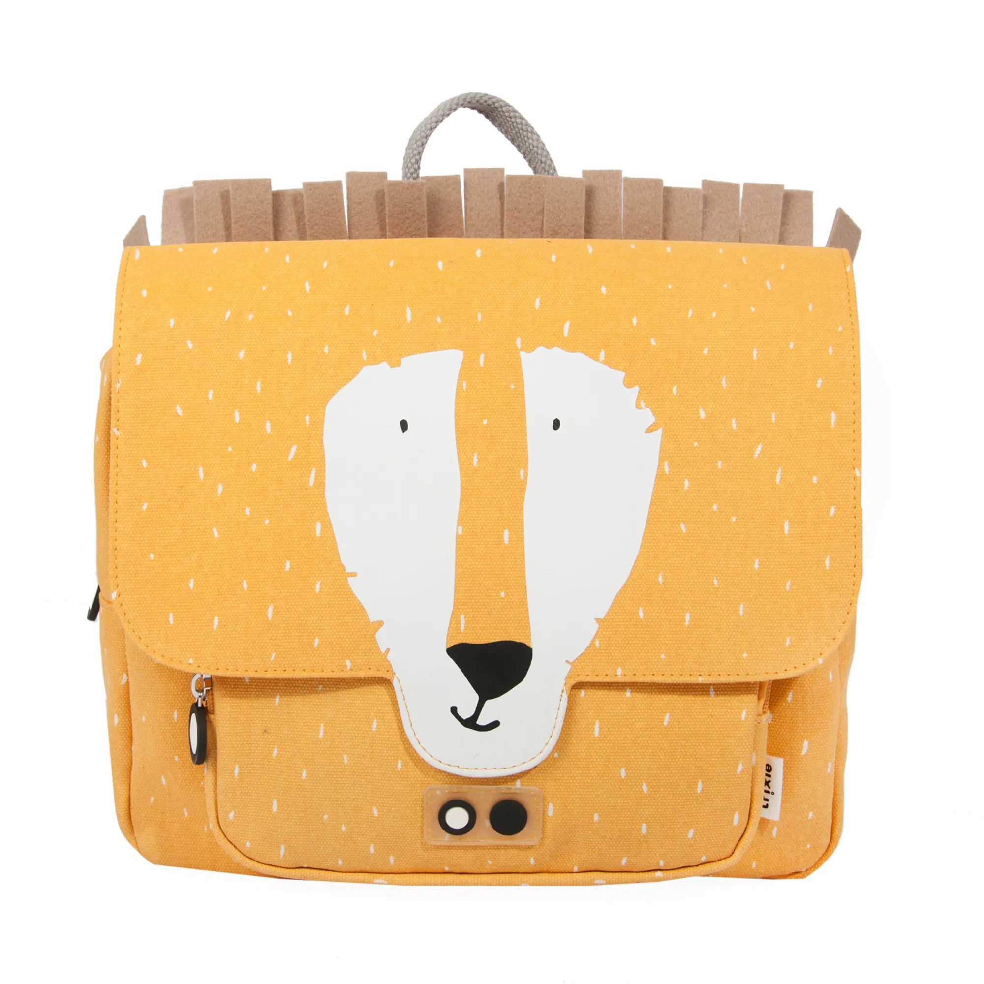 Trixie - Mochila escolar Mr. Lion | Amarilla