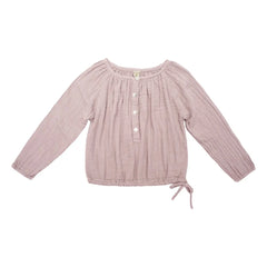 Número 74 - Blusa de manga larga Naia rosa empolvado | Rosa empolvado S007