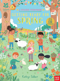 National Trust - Preparando la primavera: Un libro de pegatinas