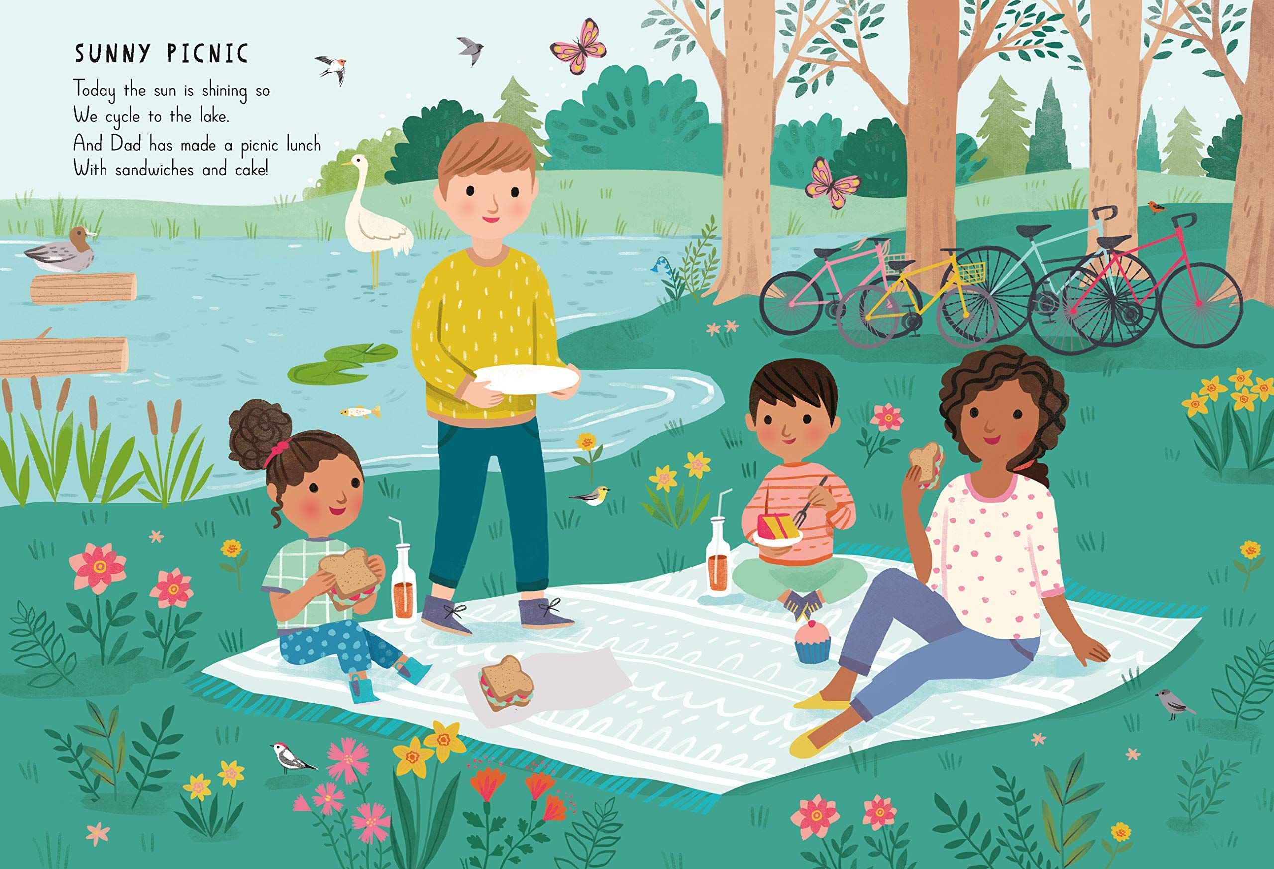 National Trust - Preparando la primavera: Un libro de pegatinas