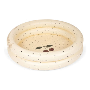 Konges Sløjd - Piscina hinchable color azul marino con puntos | Beige