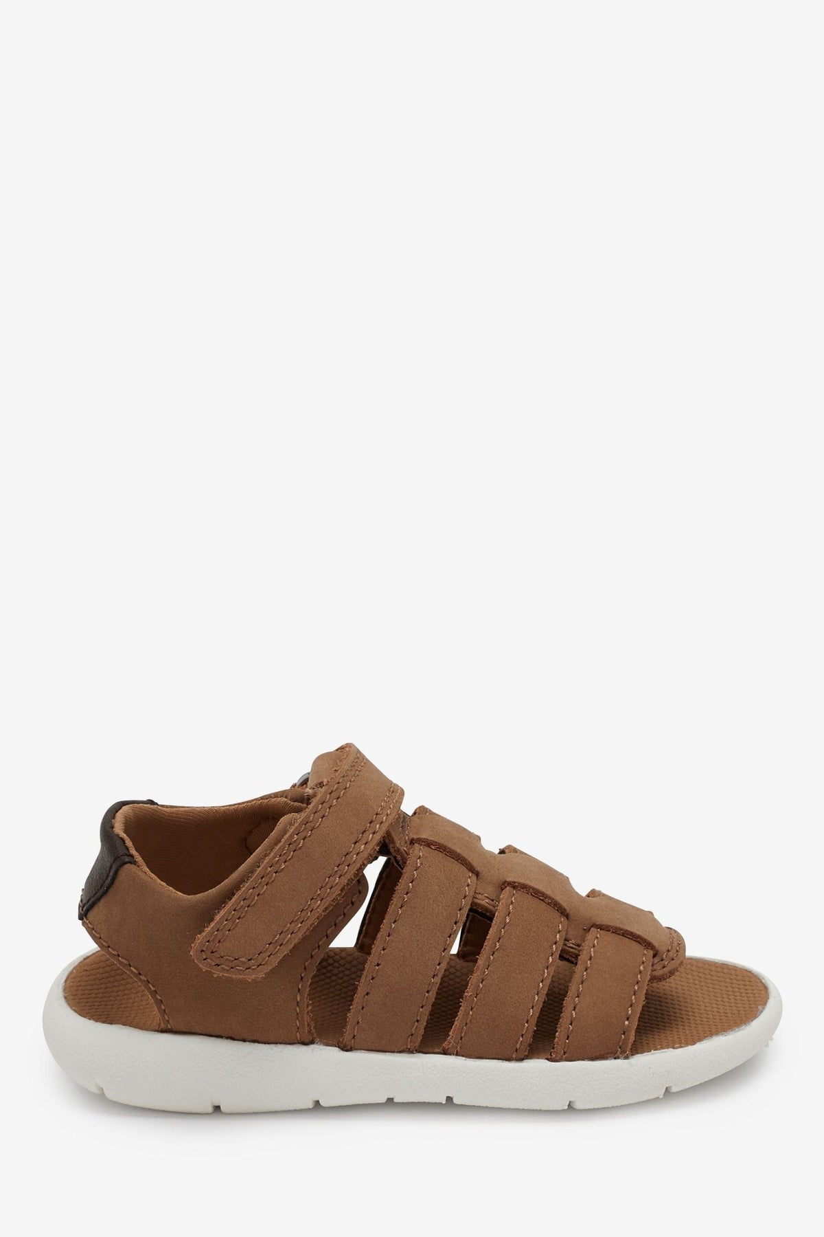 Next - Sandalias de pescador de piel auténtica ligera para niños, color marrón - 28