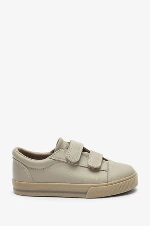 Next - Zapatillas deportivas cómodas con cierre de velcro grises - 20,5