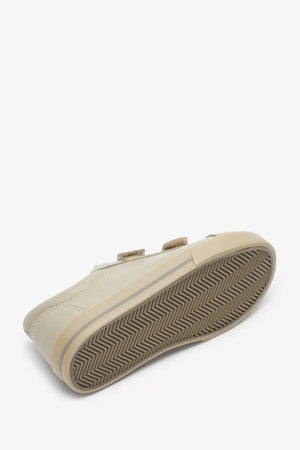 Next - Zapatillas deportivas cómodas con cierre de velcro grises - 20,5