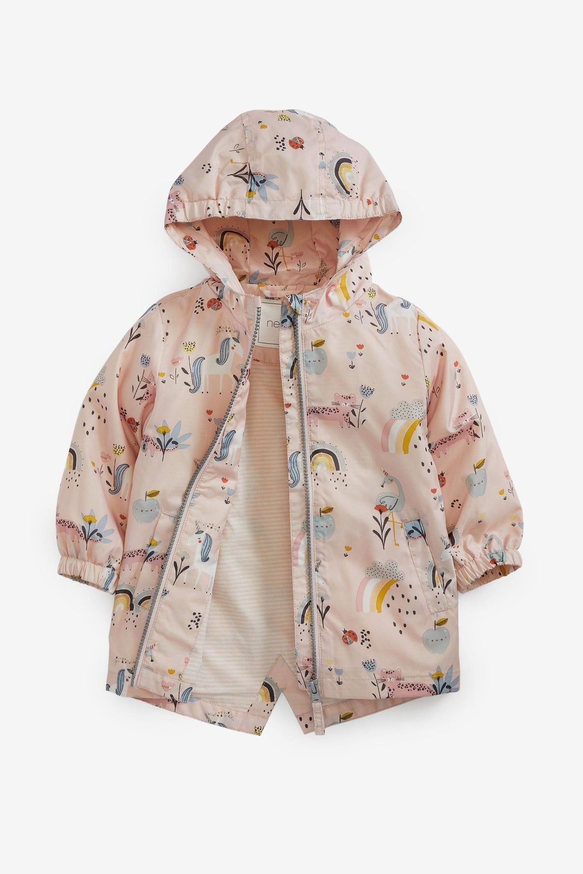 Next - Chaqueta impermeable de niña sostenible - 12-18 meses