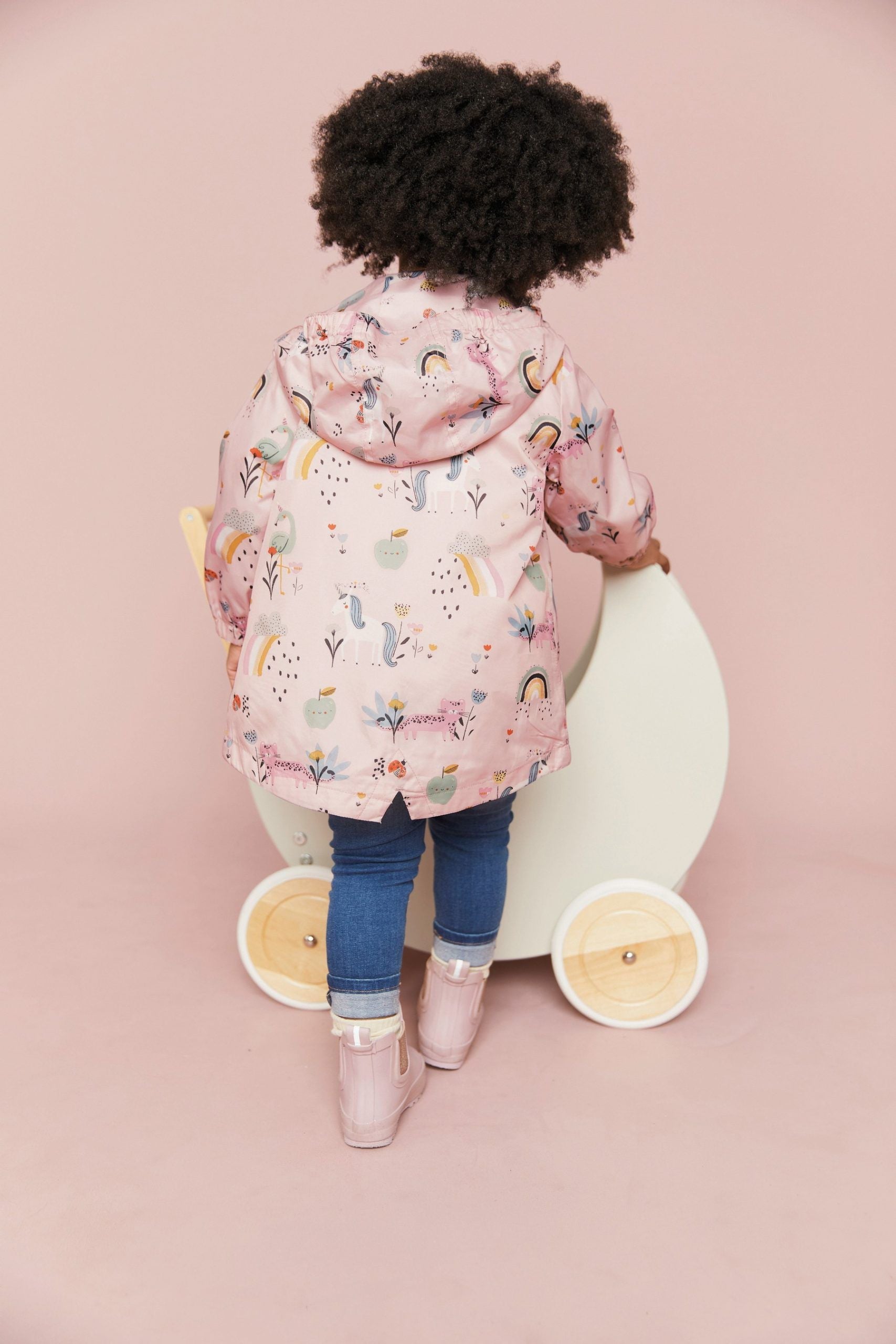 Next - Chaqueta Impermeable Sostenible para Niñas - 4-5 Años