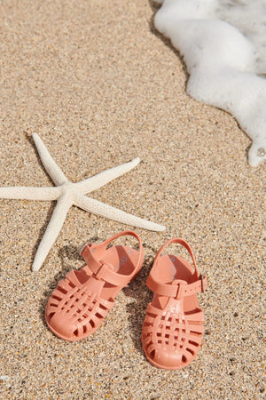 Next - Sandalias de gelatina para niña y niño, color marrón claro - 25,5