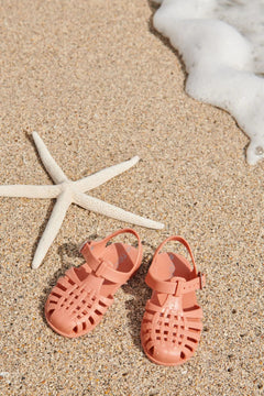 Next - Sandalias marrones claras de gelatina para niña y niño - 30.5