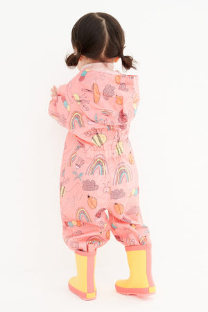 Next - Impermeable para niños con estampado de personaje de Mercan Pembesi - 6-7 años