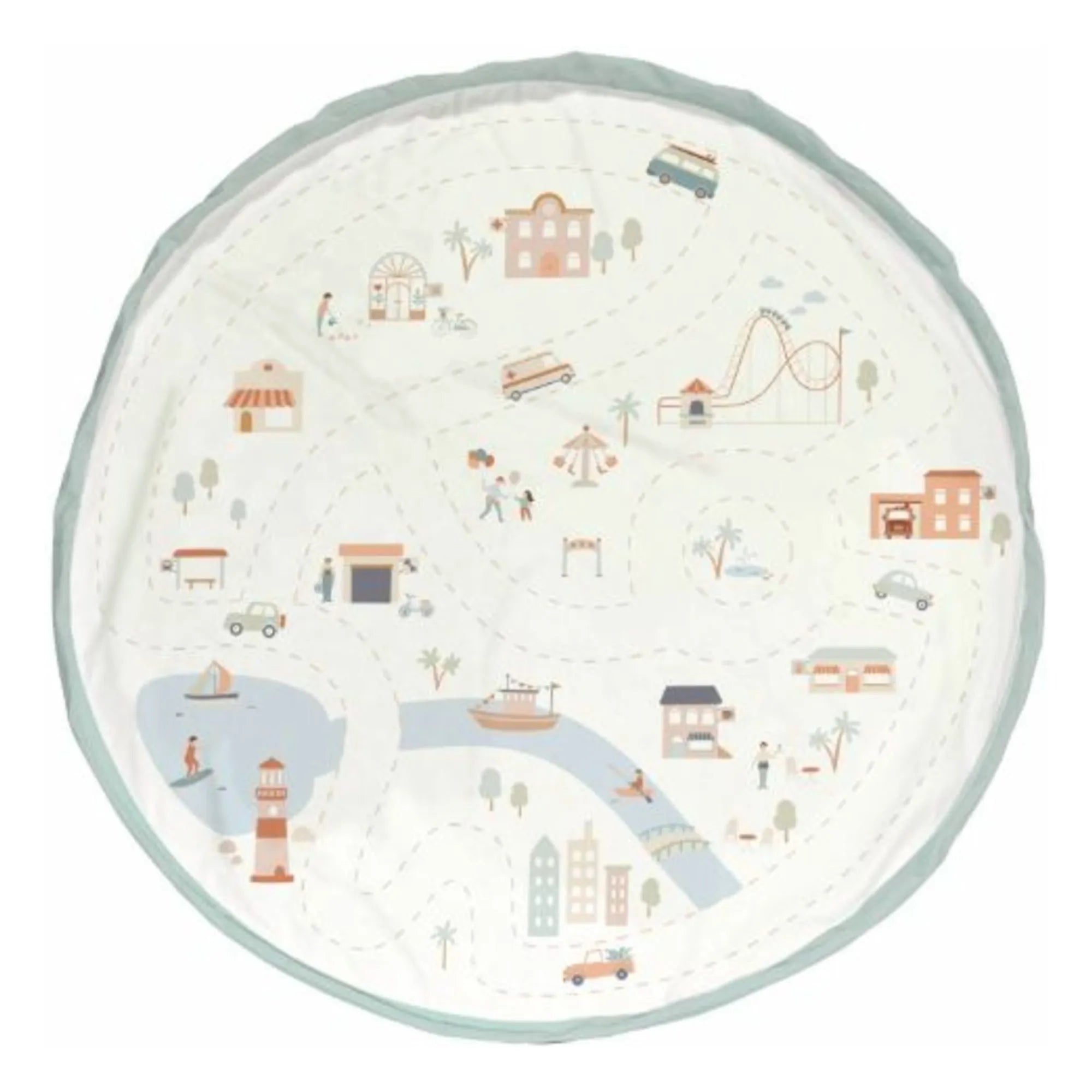 Play and Go - Bolsa Noomad / Tapete de juego - Mapa de la ciudad
