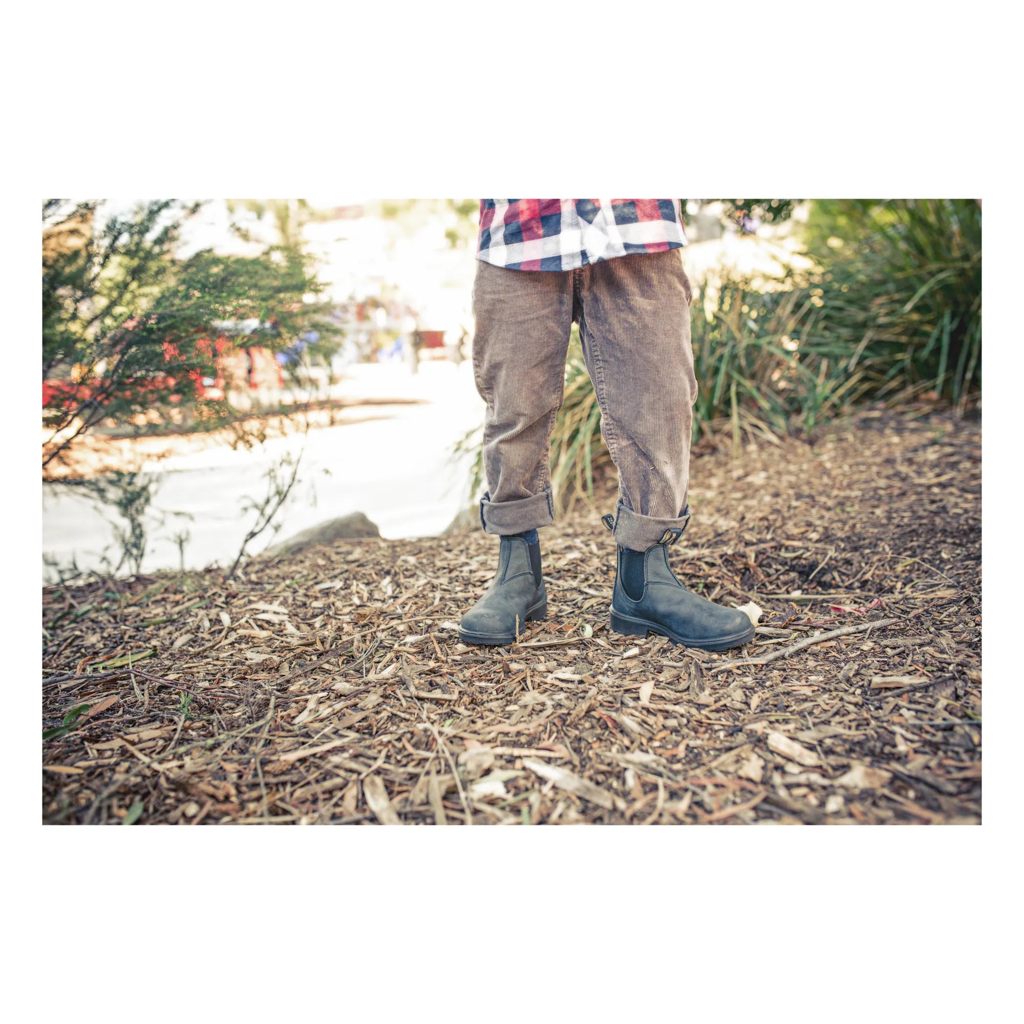 Blundstone - Botines Chelsea de Nobuk | Negro