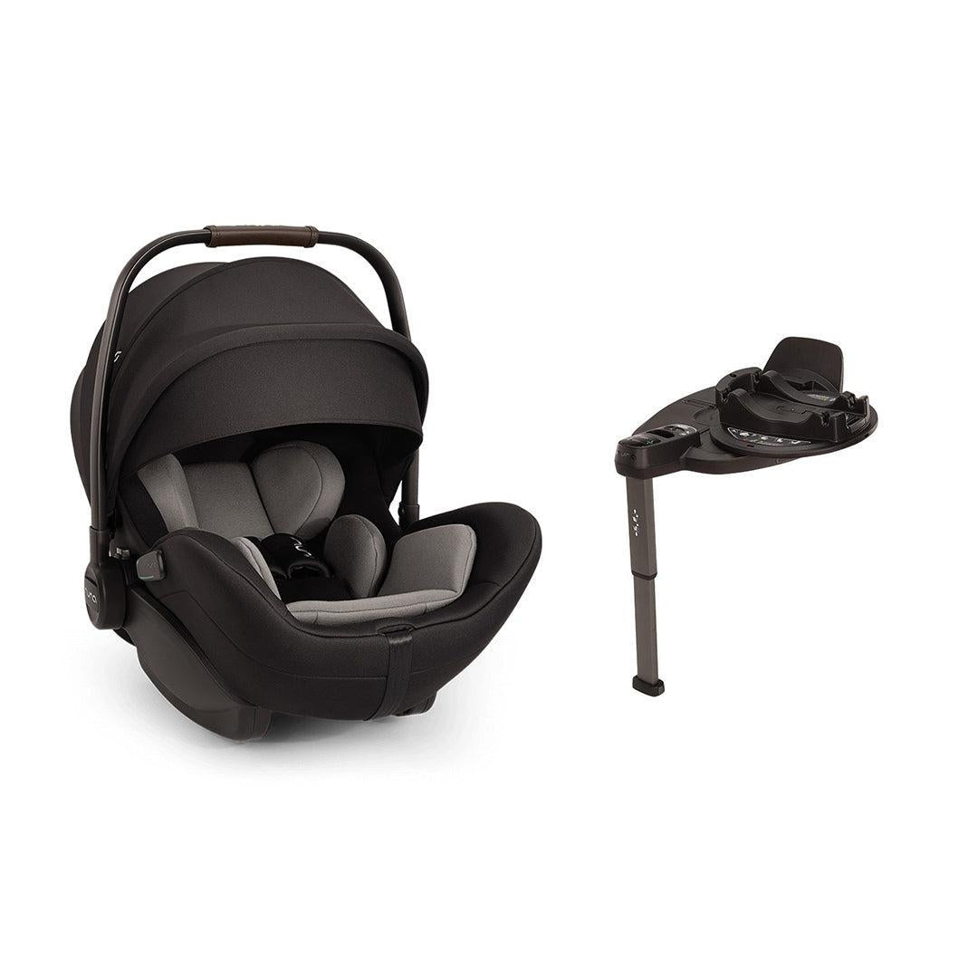 Nuna ARRA Flex Car Seat - Caviar-Car Seats-Caviar-With Base | Natural Baby Shower