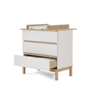 Obaby Astrid 3 Piece Room Set - White-Nursery Sets-White-No Mattress | Natural Baby Shower
