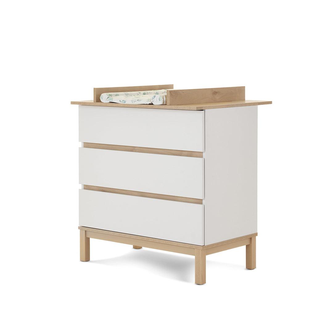 Obaby Astrid 3 Piece Room Set - White-Nursery Sets-White-No Mattress | Natural Baby Shower