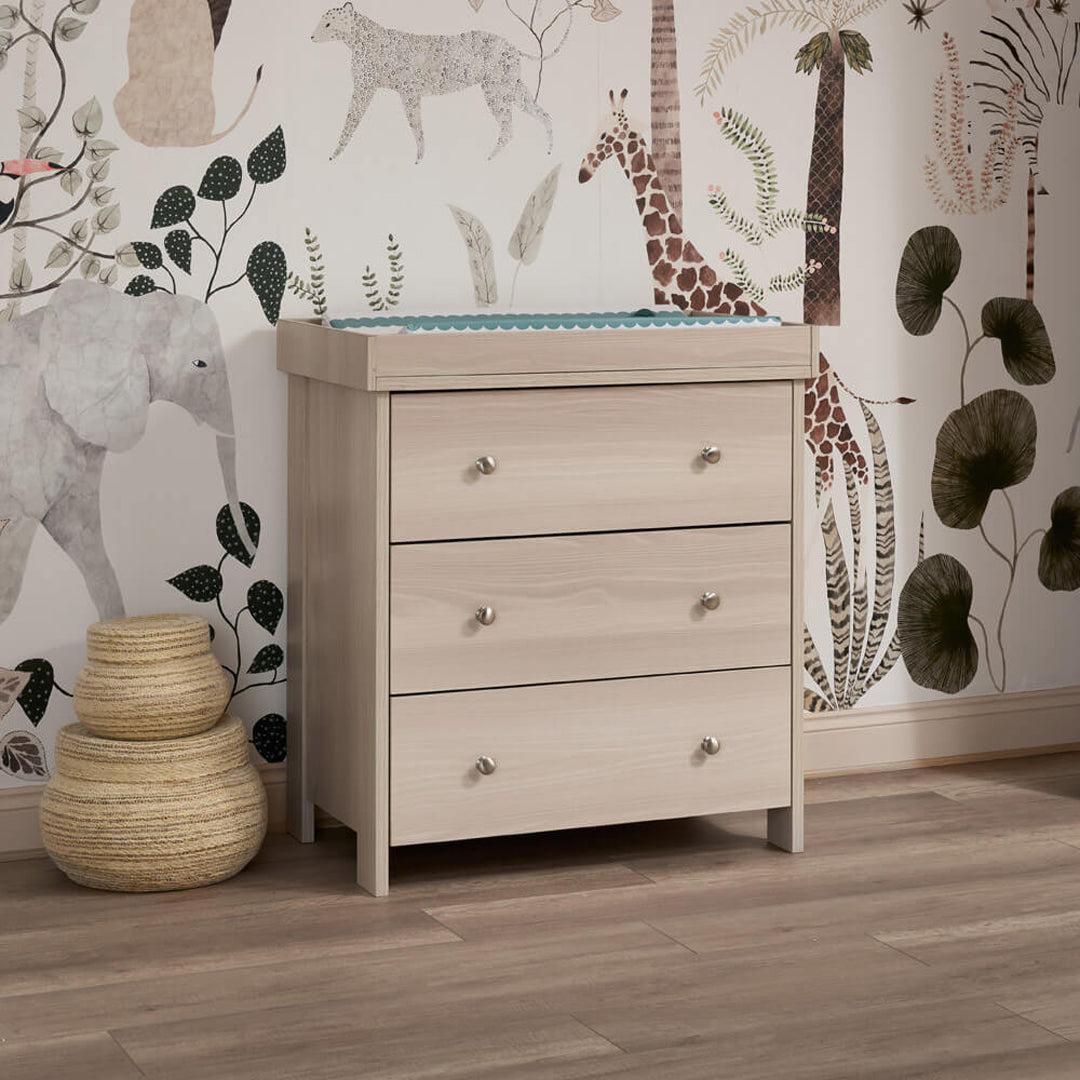 Obaby Nika 2 Piece Room Set - Aspen-Nursery Sets-Aspen-Cot Bed | Natural Baby Shower
