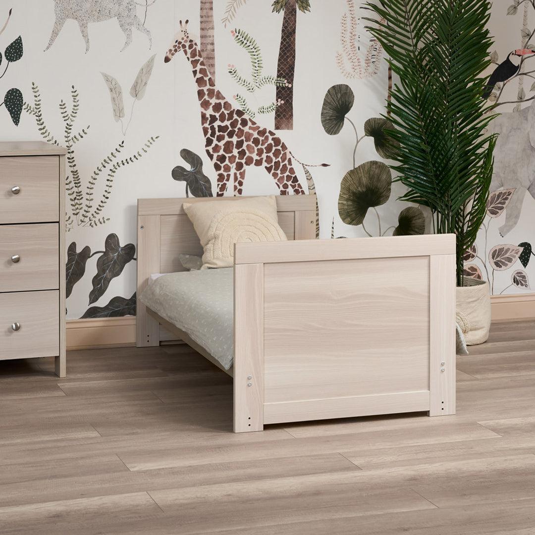 Obaby Nika 2 Piece Room Set - Aspen-Nursery Sets-Aspen-Cot Bed | Natural Baby Shower