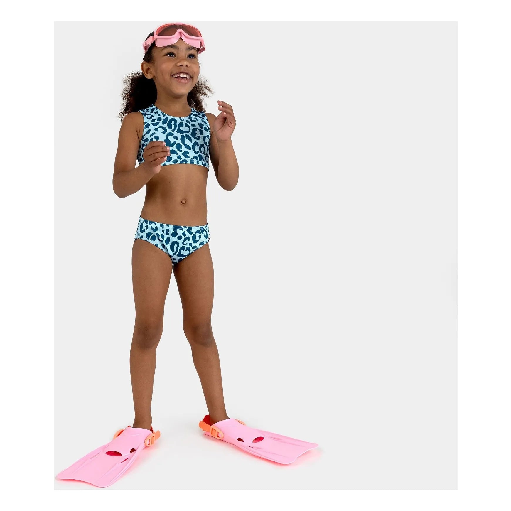 Beach & Bandits - Bañador 2 piezas con protección UV Ocean Leopard Fibras recicladas | Azul