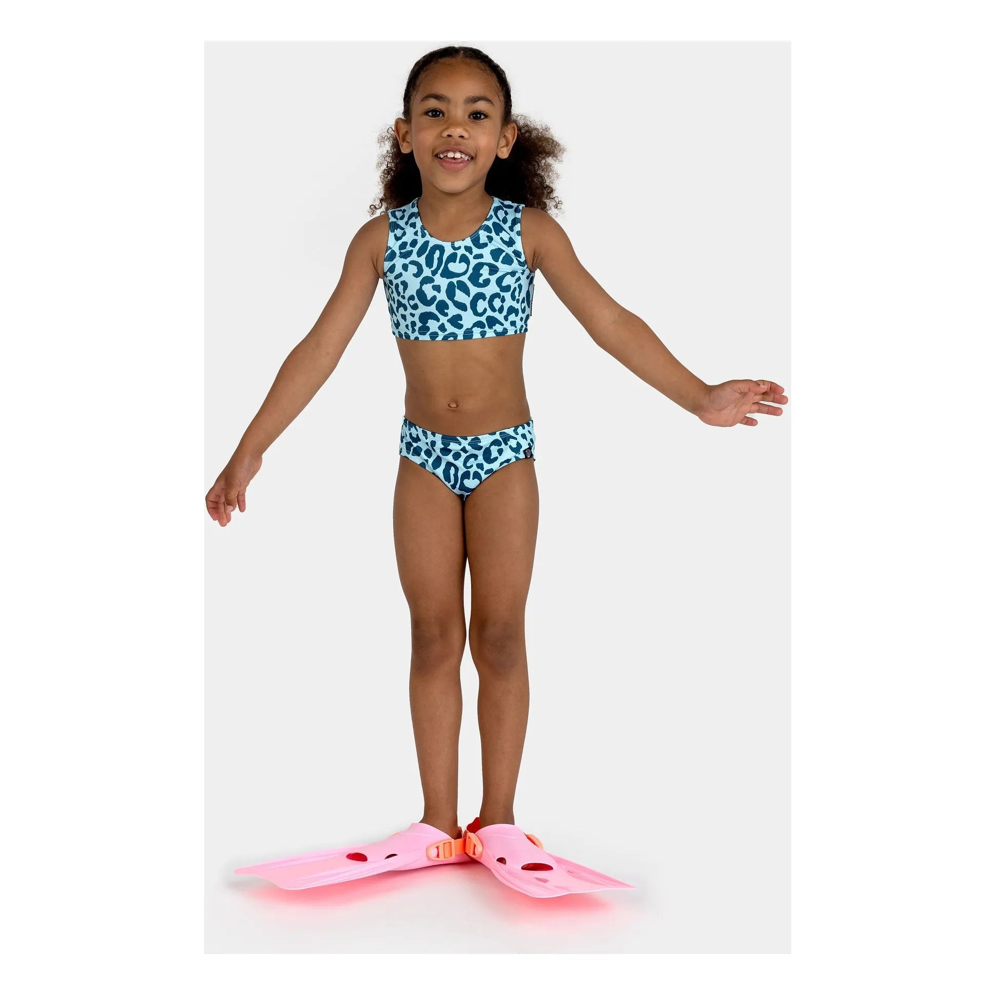 Beach & Bandits - Bañador 2 piezas con protección UV Ocean Leopard Fibras recicladas | Azul