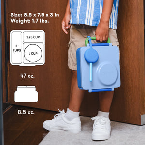 Omiebox - Fiambrera Bento Aislada de Color Azul Marino