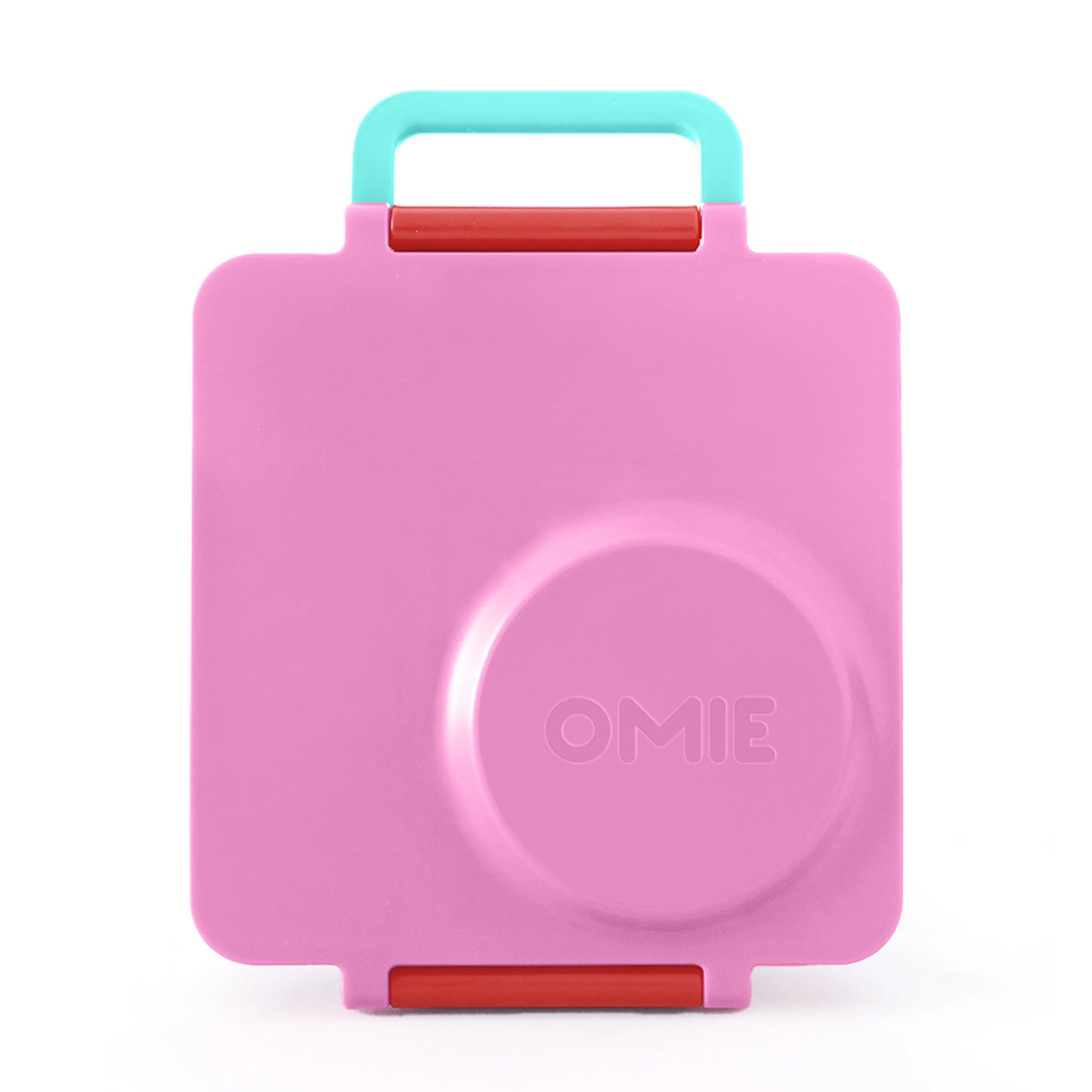 OmieBox - Fiambrera bento rosa con aislamiento térmico