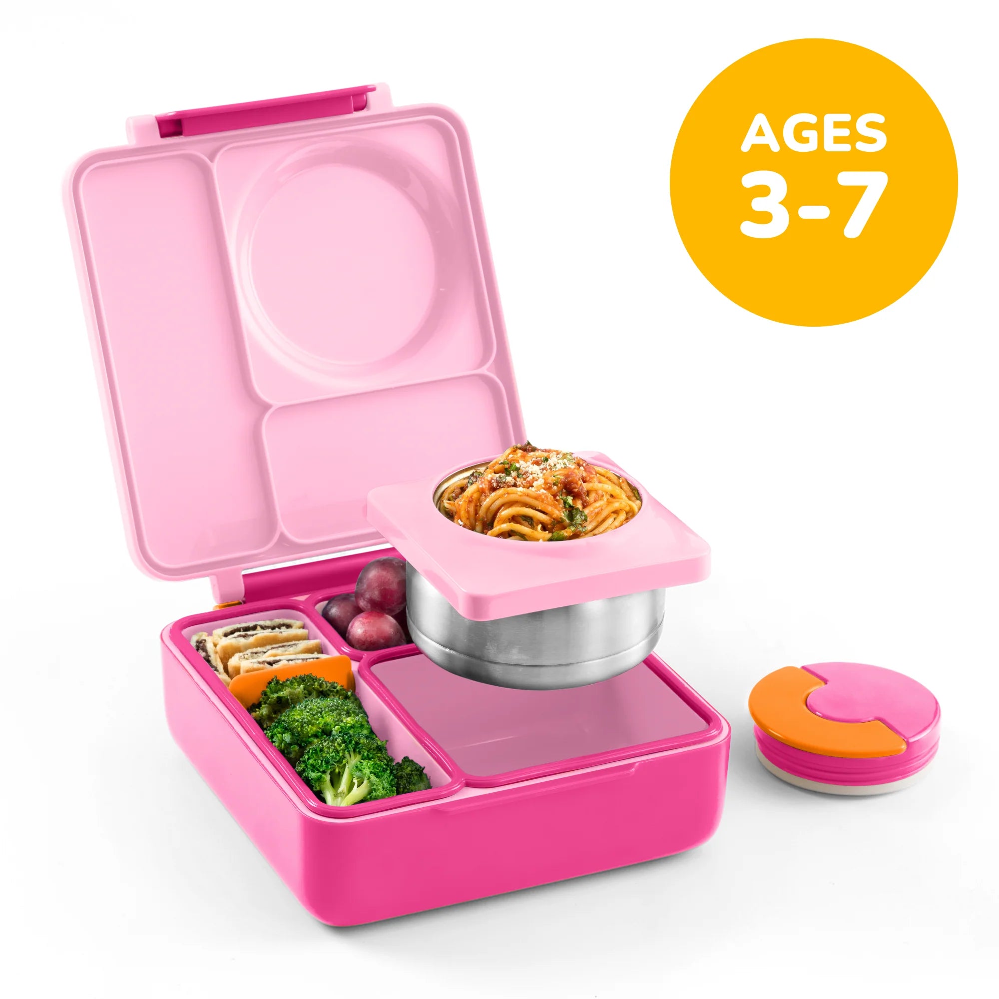 Omiebox - Fiambrera bento rosa hada con aislamiento térmico