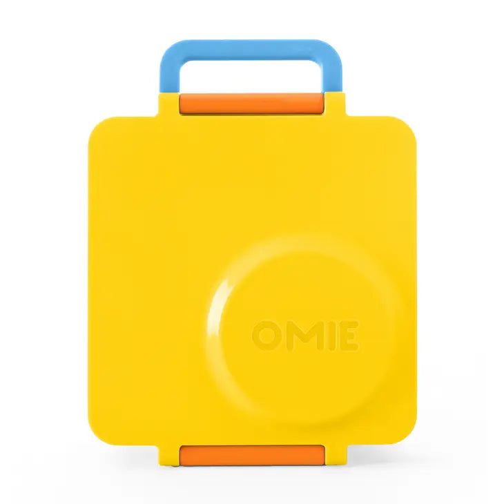 OmieBox Fiambrera Bento Amarilla con Aislamiento Térmico