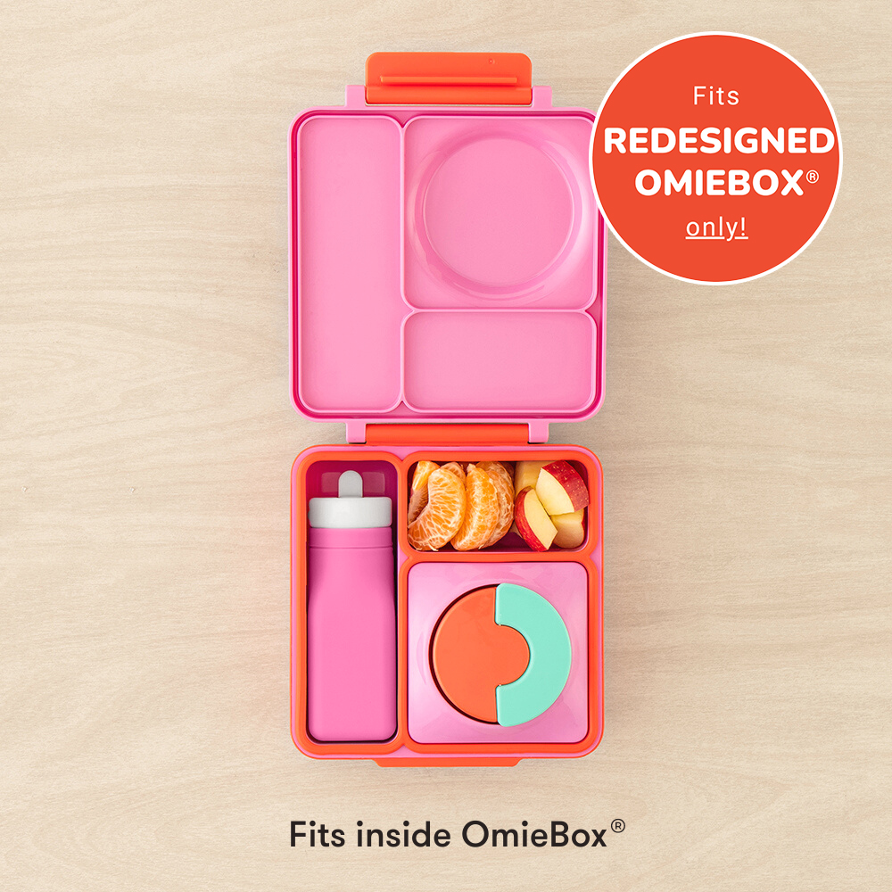 Omiebox - OmieBottle Cantimplora de Silicona sin BPA Rosa