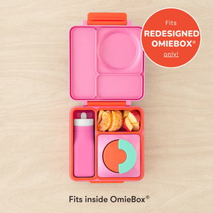 Omiebox - OmieBottle Cantimplora de Silicona sin BPA Rosa