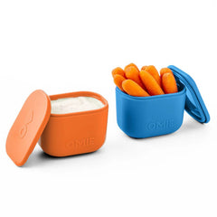 Omiebox - Recipientes Interiores de Fiambrera UP 2 uds Azul/Naranja