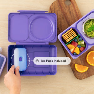 Omiebox - Fiambrera bento con aislamiento térmico de segunda generación, color morado galaxia