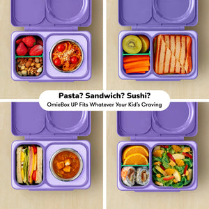 Omiebox - Fiambrera bento con aislamiento térmico de segunda generación, color morado galaxia