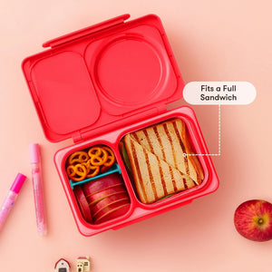 Omiebox - Fiambrera Bento OmieBox de 2.ª Generación con Aislamiento, Color Rosa Cereza