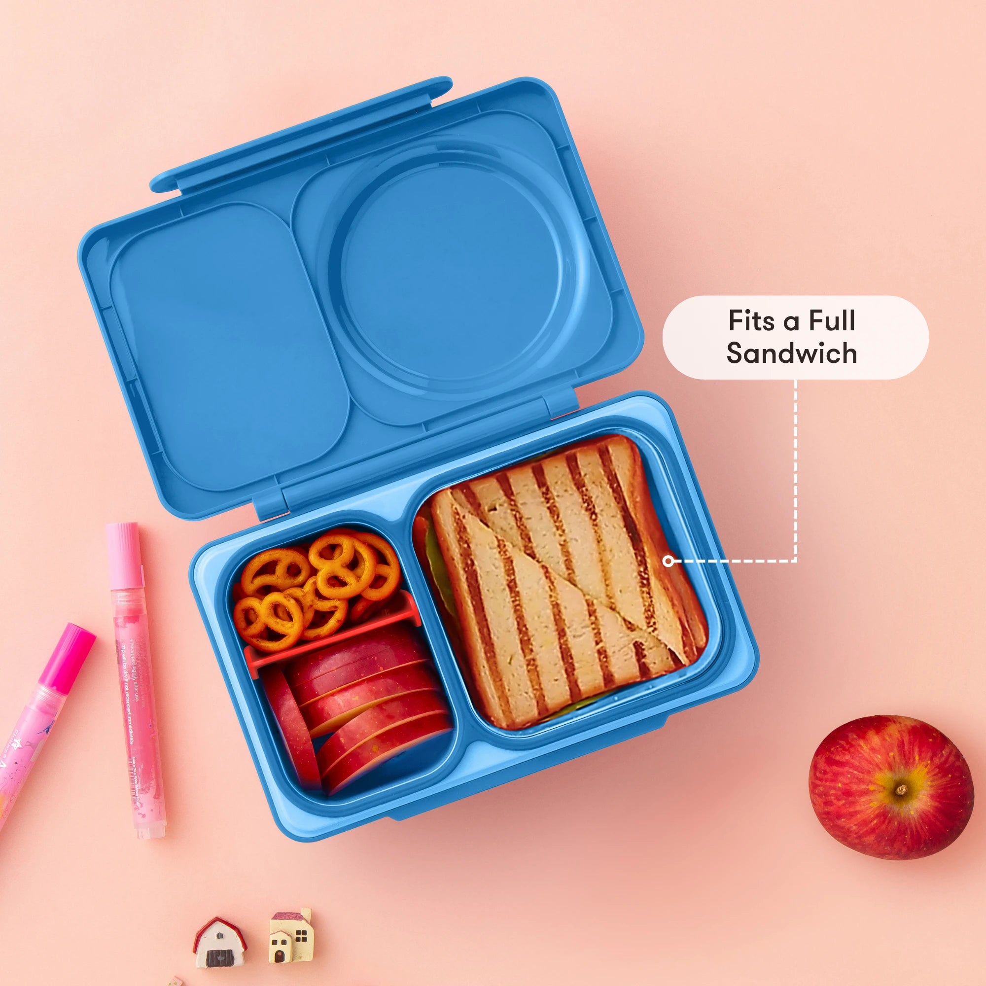 Omiebox - Fiambrera Bento Térmica UP 2.ª generación Azul Cósmico