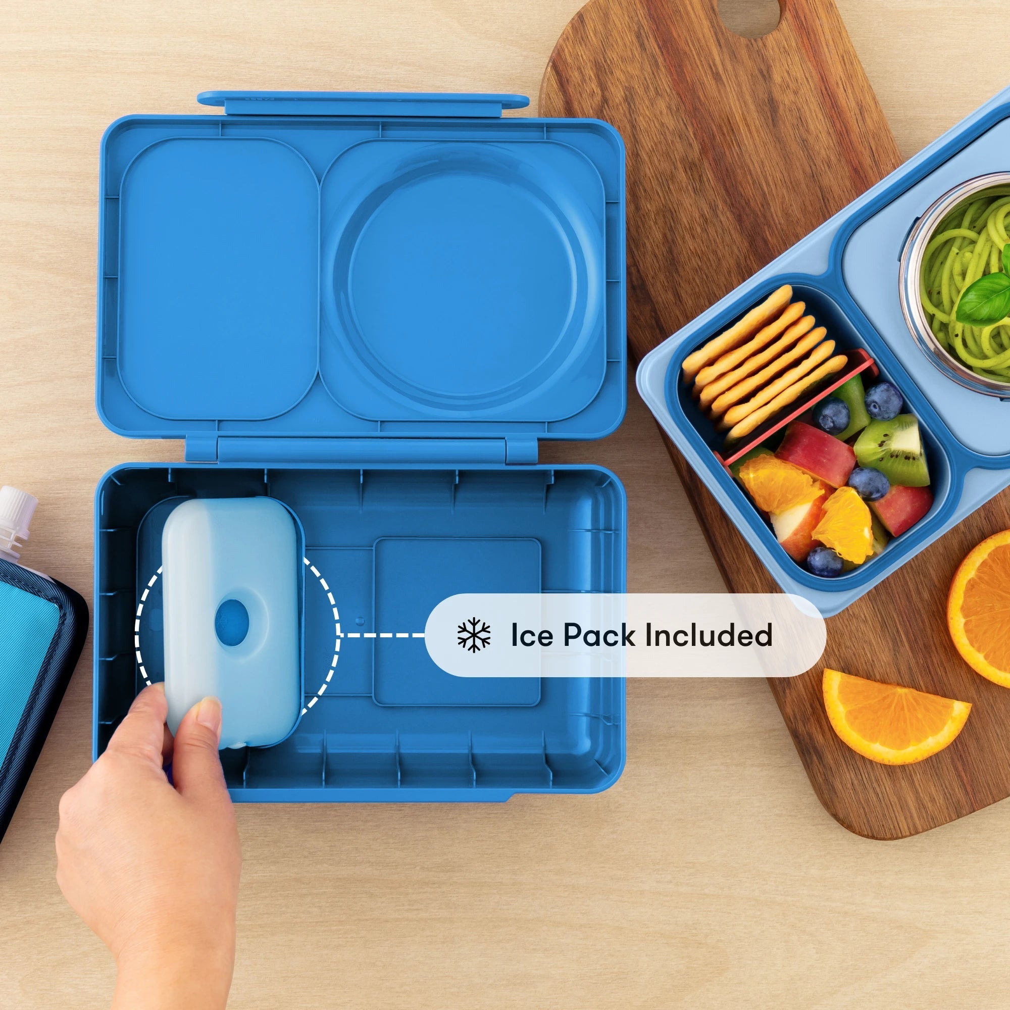 Omiebox - Fiambrera Bento Térmica UP 2.ª generación Azul Cósmico