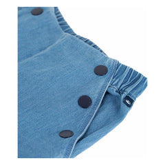 Petit Bateau - Jean Bridge de algodón orgánico | Azul