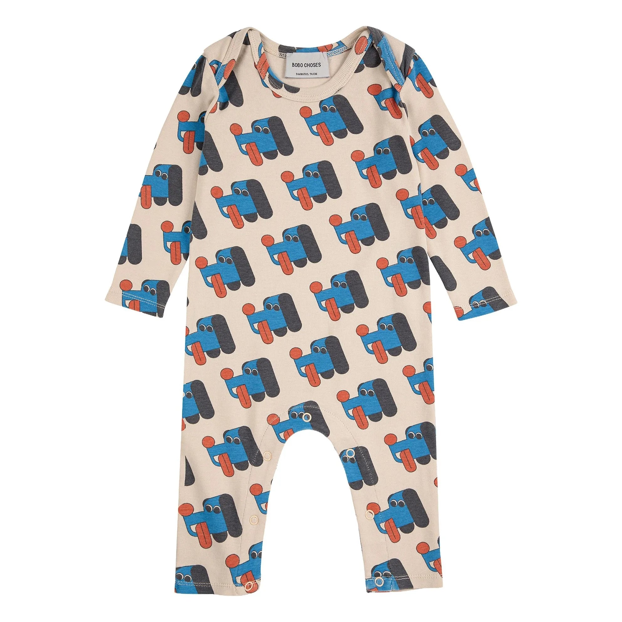 Bobo Choses - Mono de perro de algodón orgánico | Beige