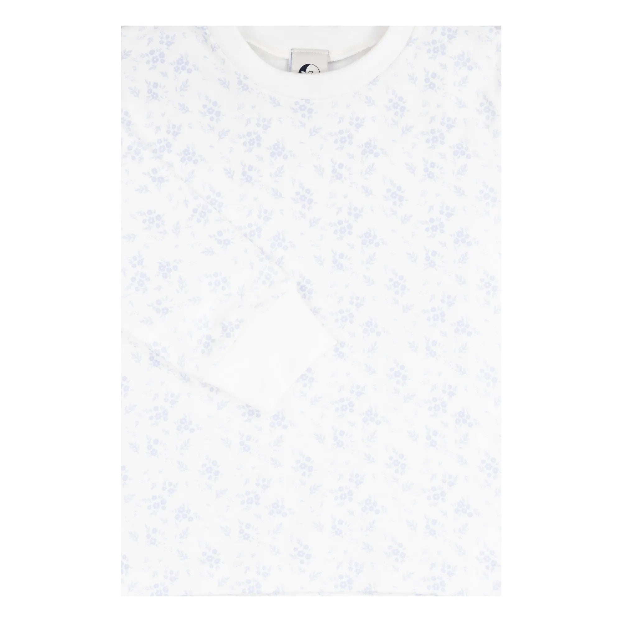 Sleepy Doe - Pijama de flores de algodón orgánico | Blanco