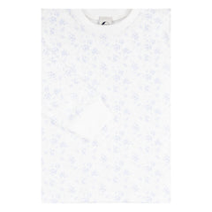 Sleepy Doe - Pijama de flores de algodón orgánico | Blanco
