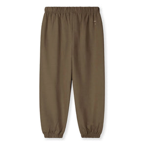Gray Label - Pantalón de chándal de algodón orgánico | Marrón caqui