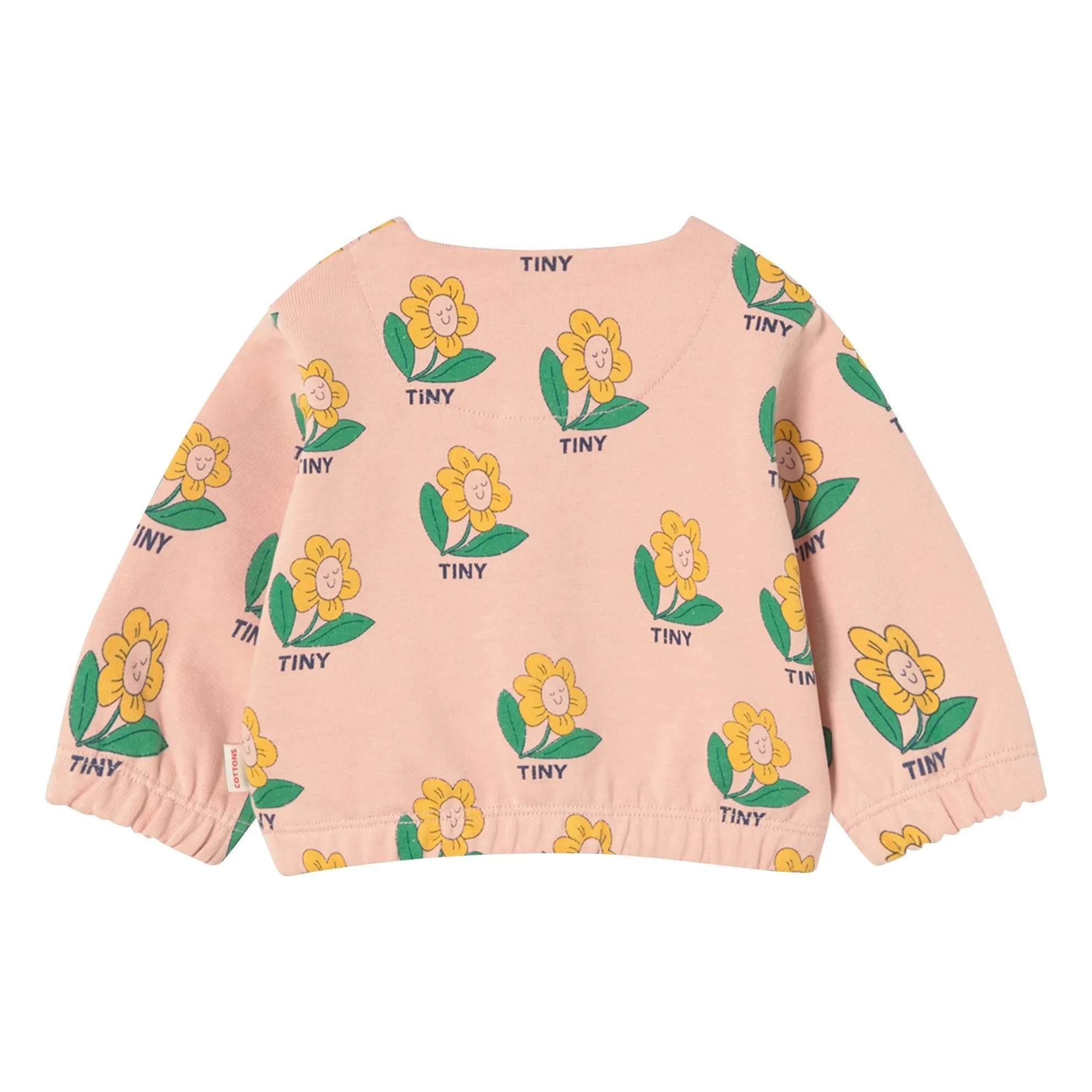 Tinycottons - Chaqueta de algodón orgánico con estampado floral | Rosa