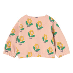 Tinycottons - Chaqueta de algodón orgánico con estampado floral | Rosa